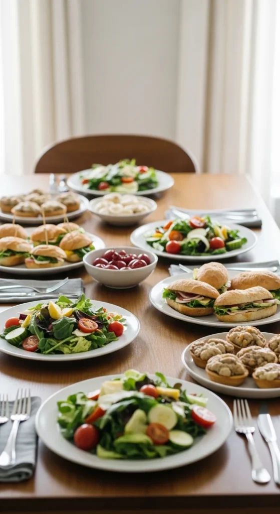 simple lunch ideas for guests