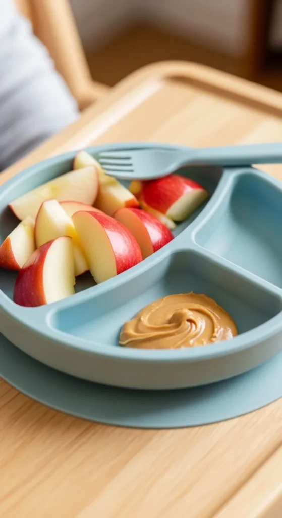 Apple Slices with Peanut Butter
