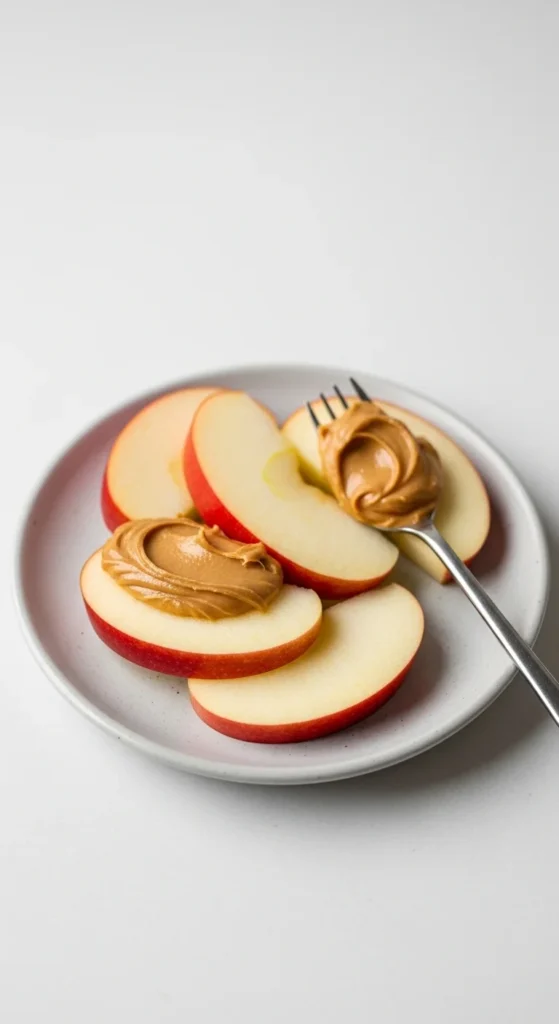 Apple and Peanut Butter Plate