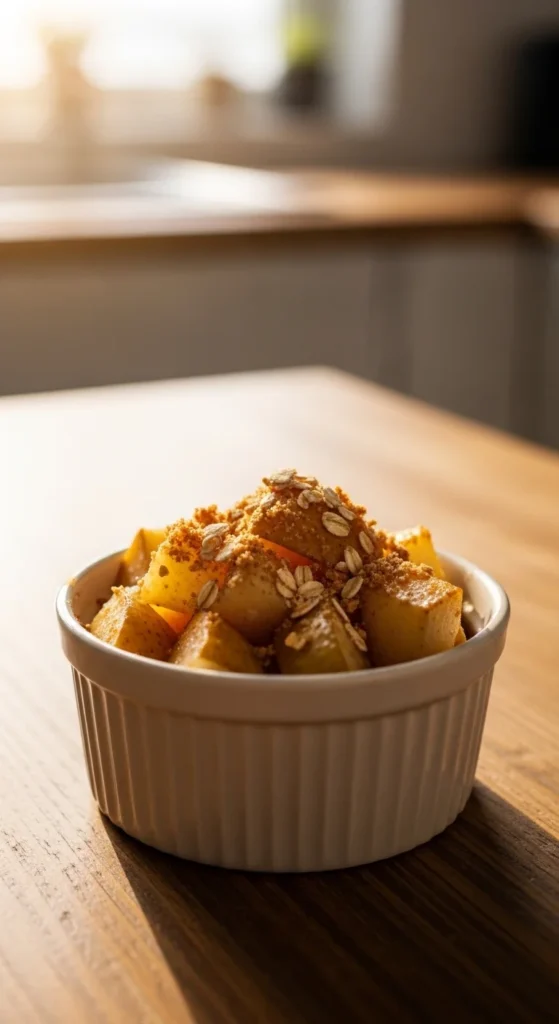 Apple and Pear Soft Crumble