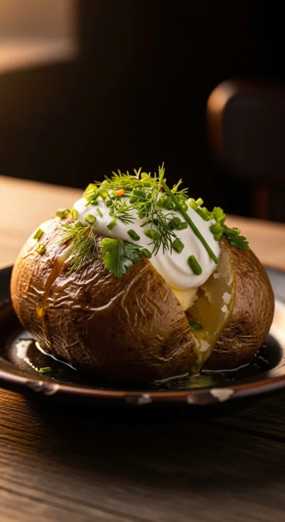 Baked Potato with Yogurt