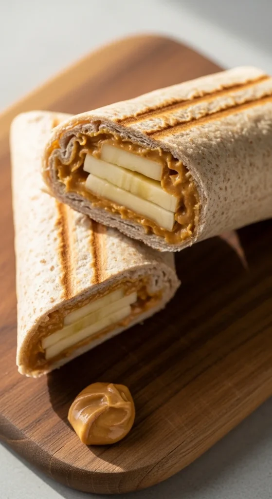 Banana Peanut Butter Wrap
