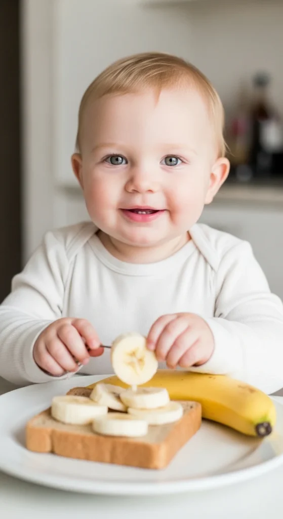 Banana and Peanut Butter Toast