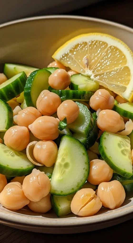 Boiled Chickpea Salad
