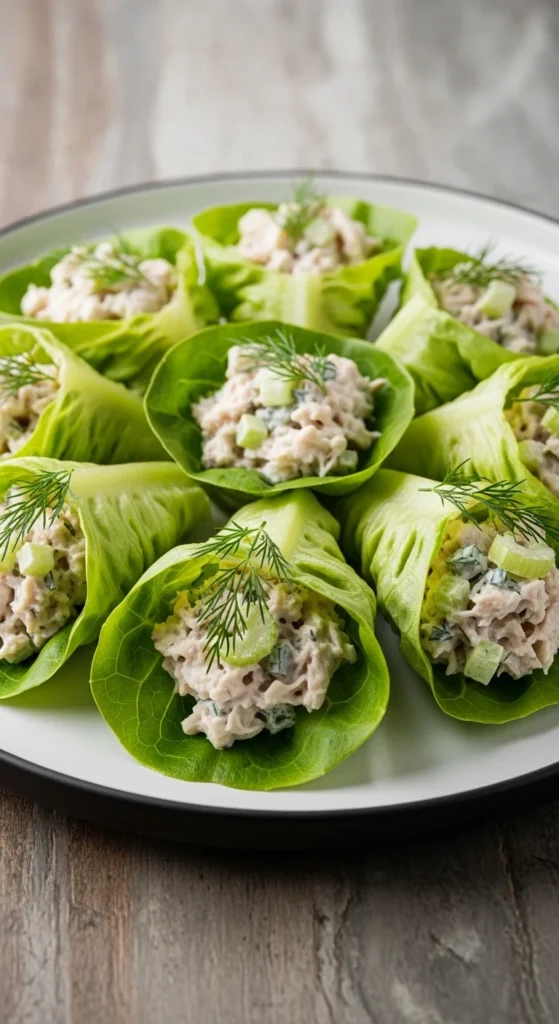Chicken Salad Lettuce Wraps