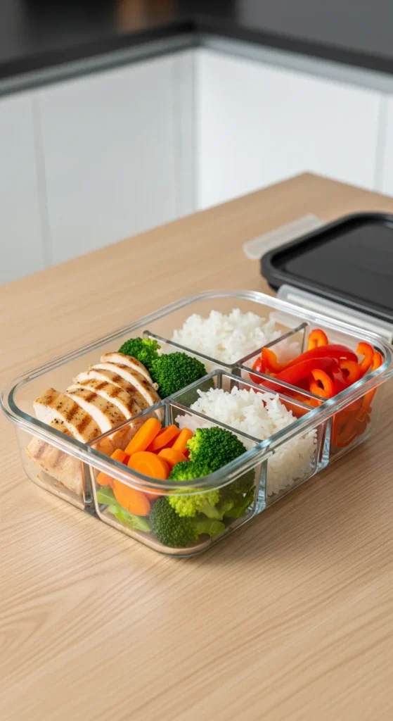 Chicken and Rice Meal Prep Box