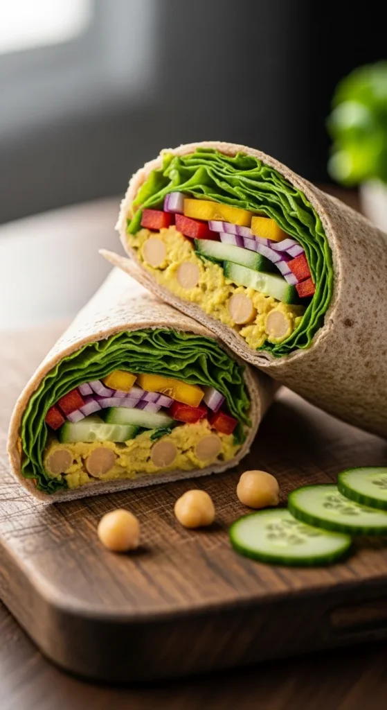 Chickpea Salad Wrap