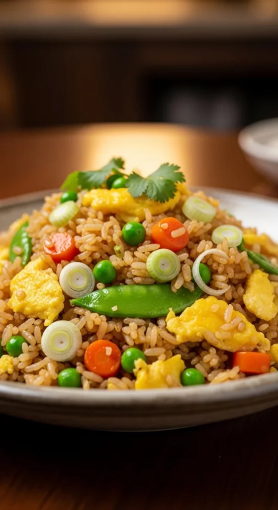 Egg Fried Rice with Vegetables