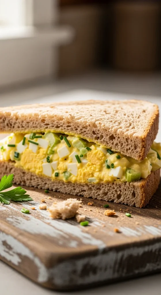 Egg Salad Whole Wheat Sandwich