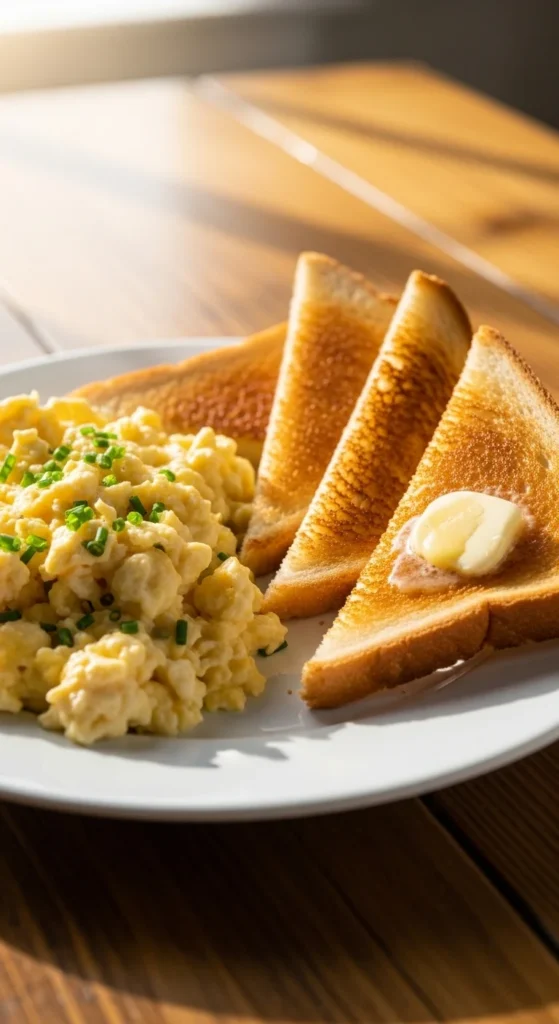 Egg and Toast Plate
