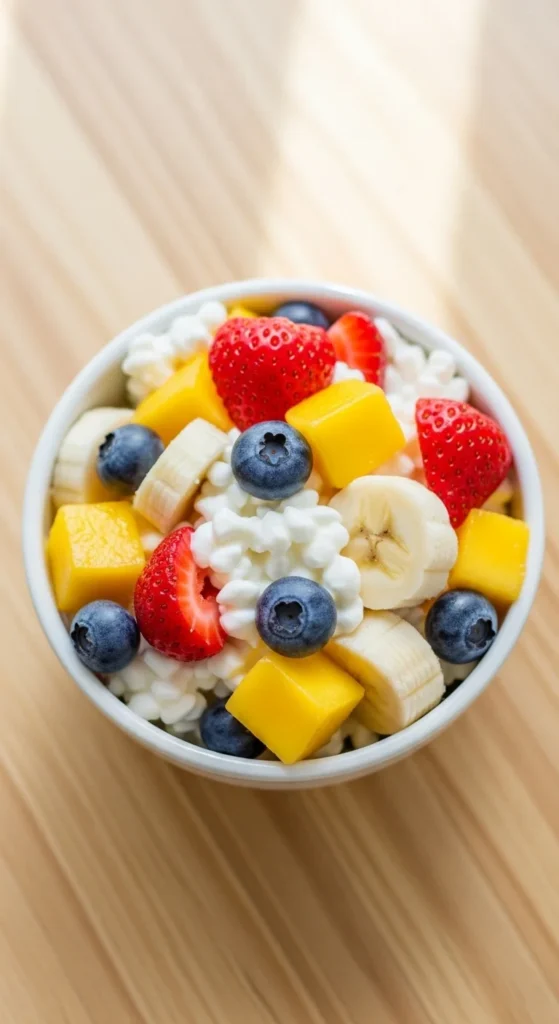  Fruit Salad with Cottage Cheese