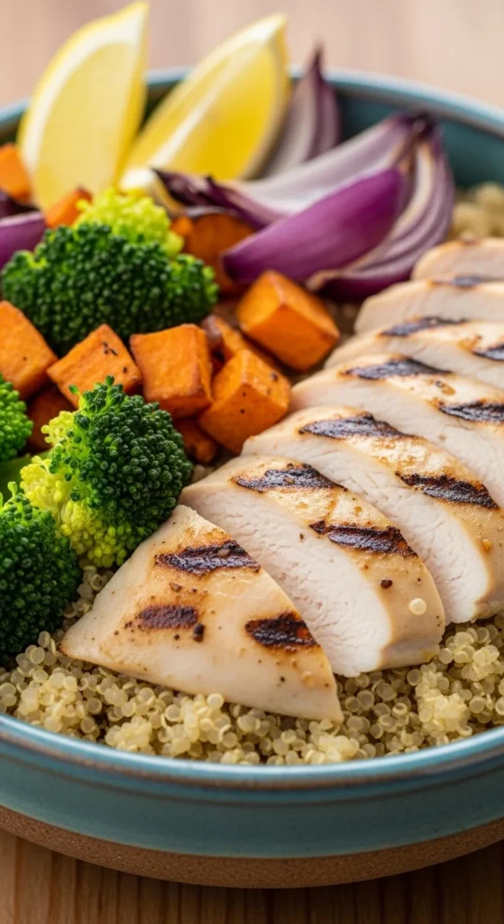 Grilled Chicken and Quinoa Bowl