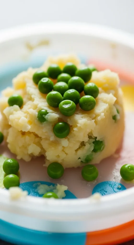 Mashed Potatoes with Peas