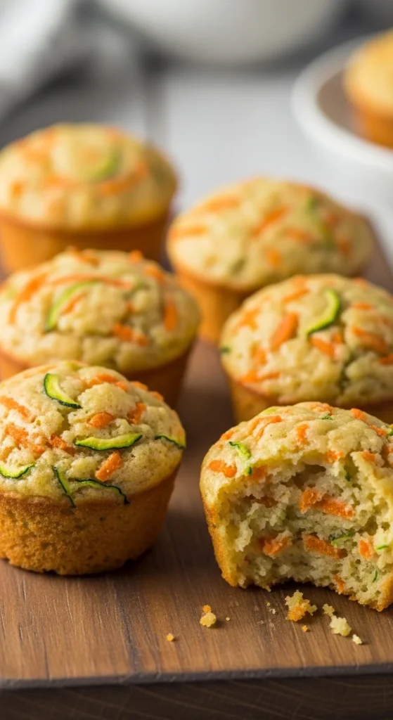 Mini Muffins with Carrots and Zucchini