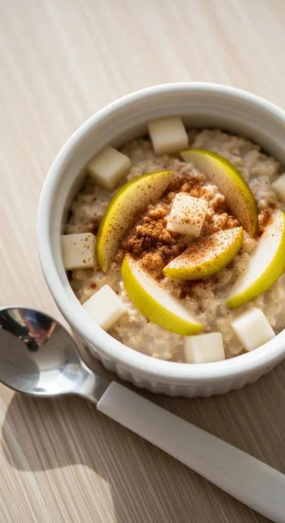 Pear and Cinnamon Oatmeal