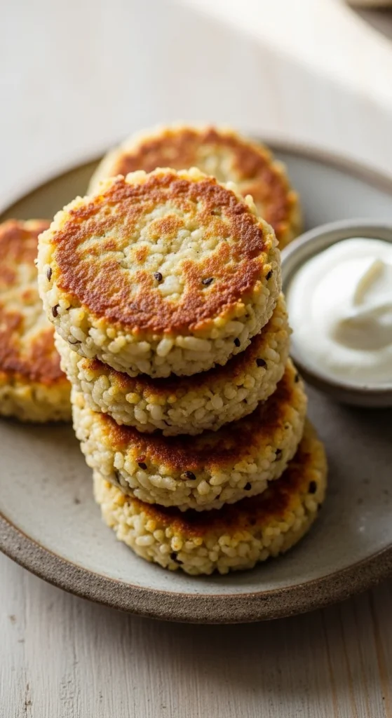 Rice & Lentil Cakes
