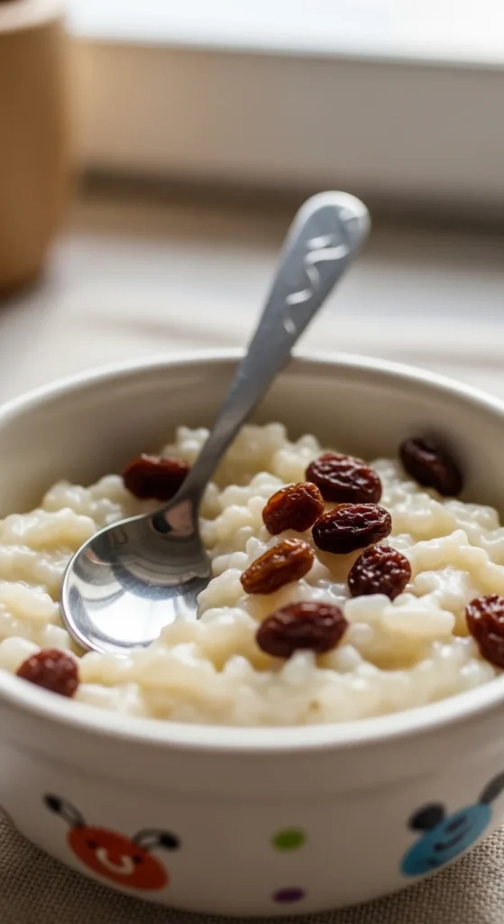 Rice Pudding with Raisins