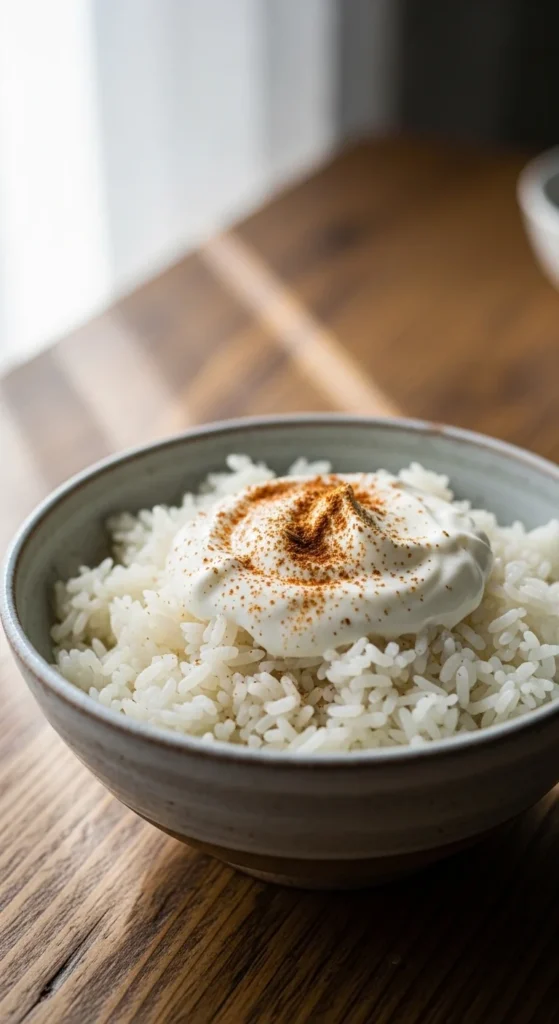 Rice and Yogurt Comfort Bowl