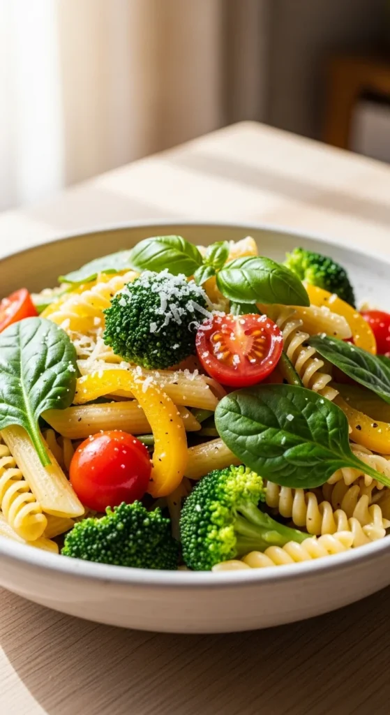 Simple Pasta with Vegetables
