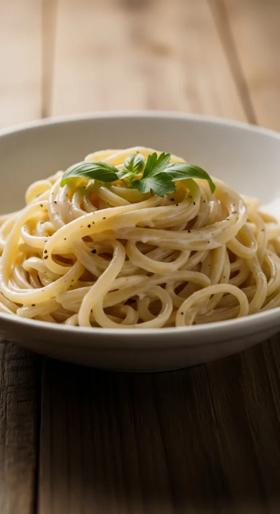 Soft Pasta with Mild Sauce