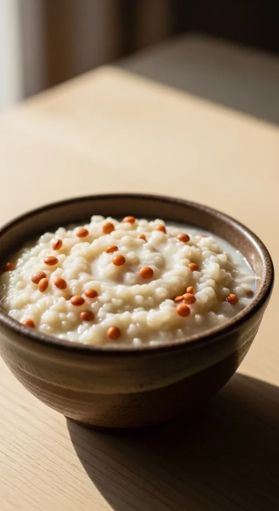 Soft Rice and Lentil Porridge