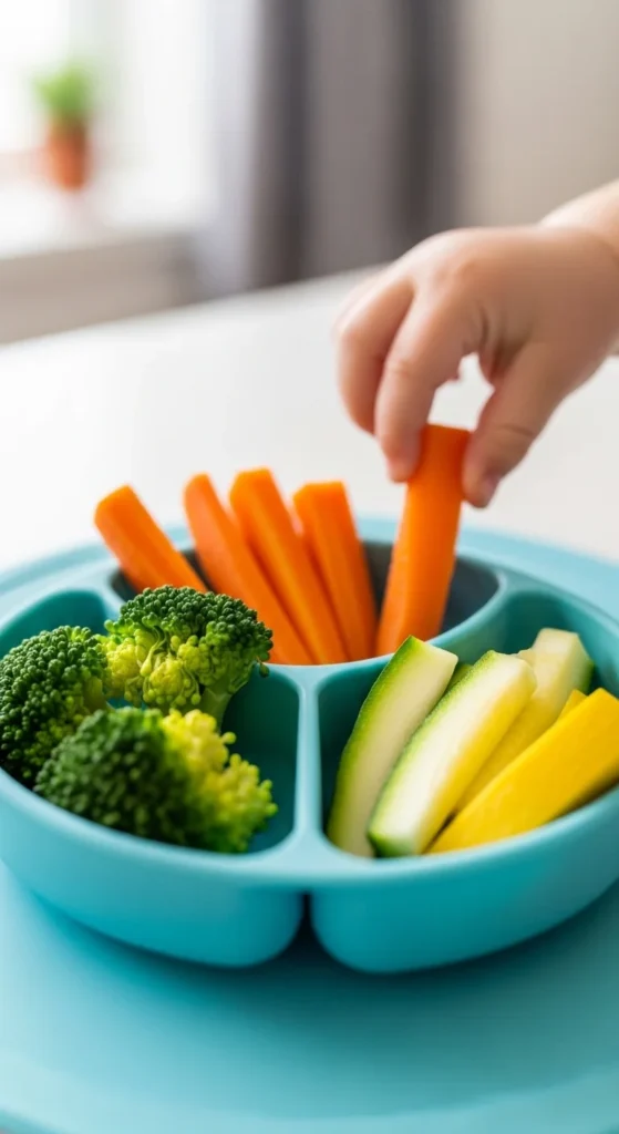 Steamed Veggie Sticks