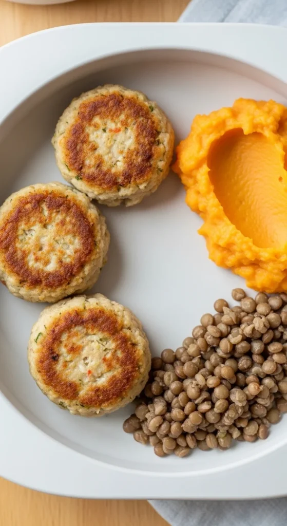 Sweet Potato and Lentil Patties