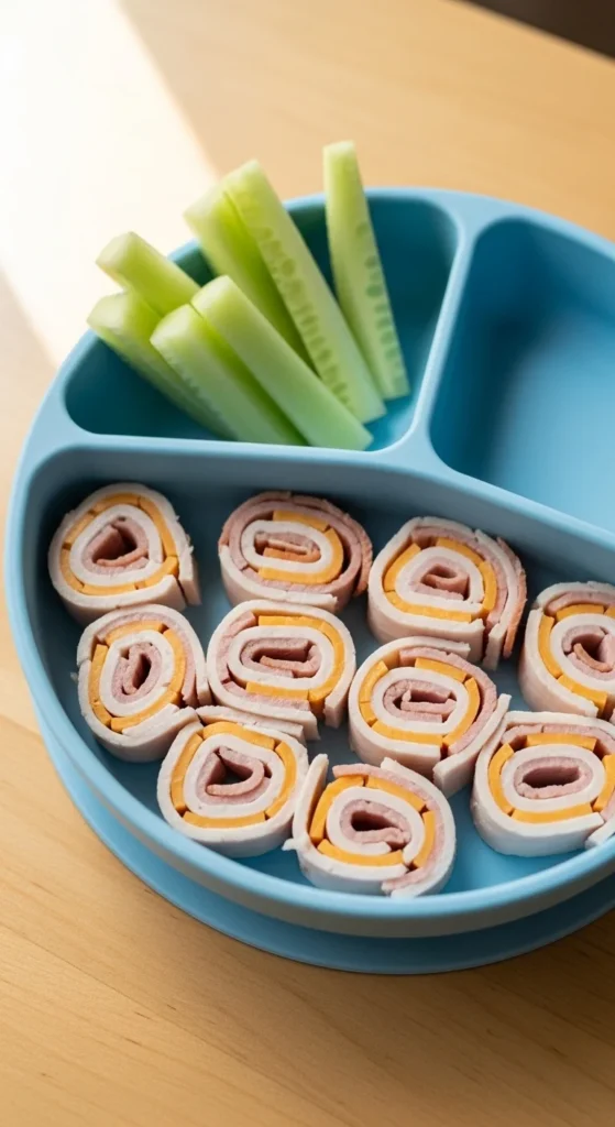 Turkey and Cheese Roll-Ups